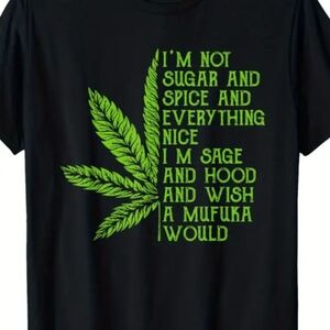 Pot Leaf FUNNY Graphic Tee